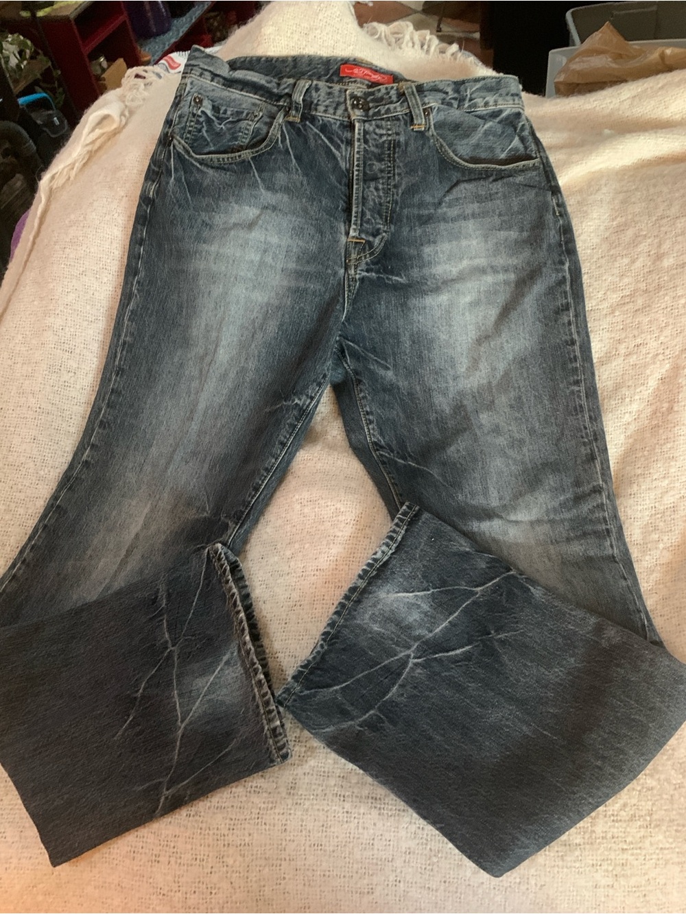 Ed Hardy Vintage Rare Mens jeans 32”x32” Great Condition